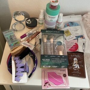 Huge Bundle Skincare Hair Accessories Compact Mirror Makeup
